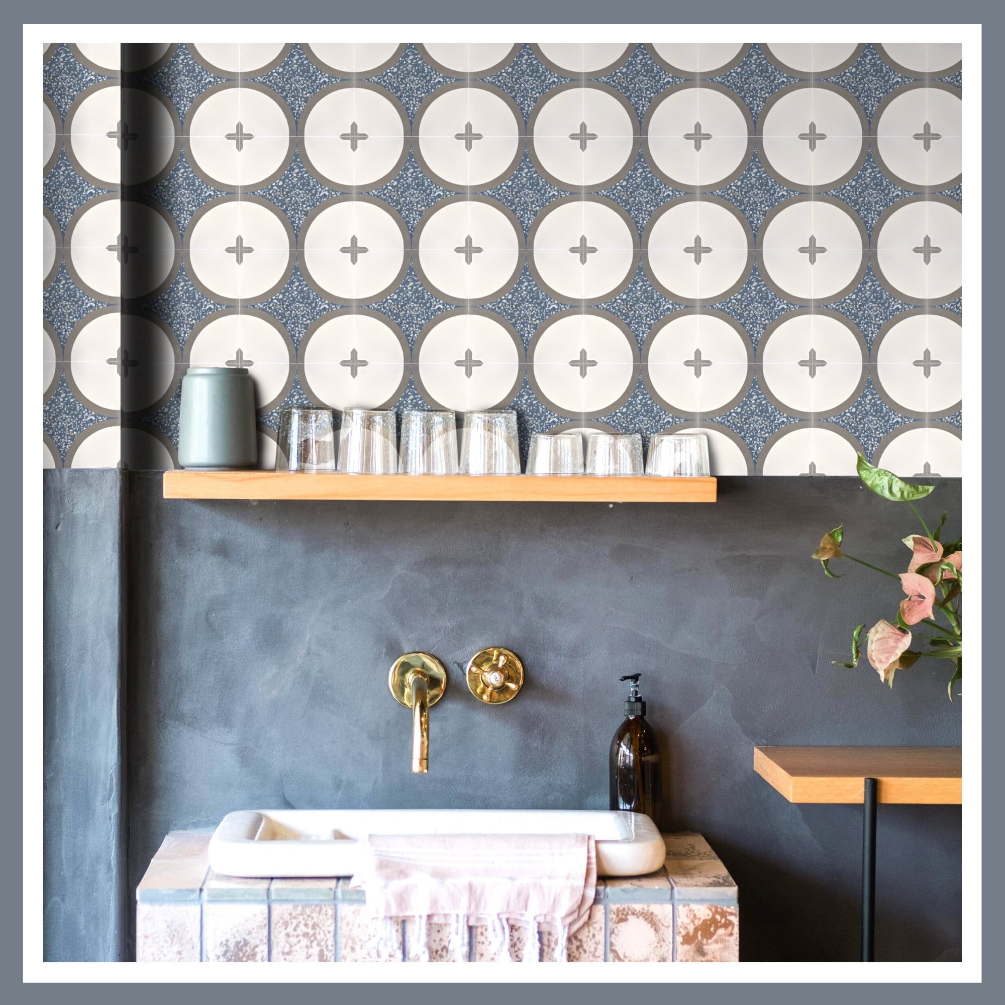 6x6 Inch Terrazzo Tiles - Stylish Flooring for Modern Spaces