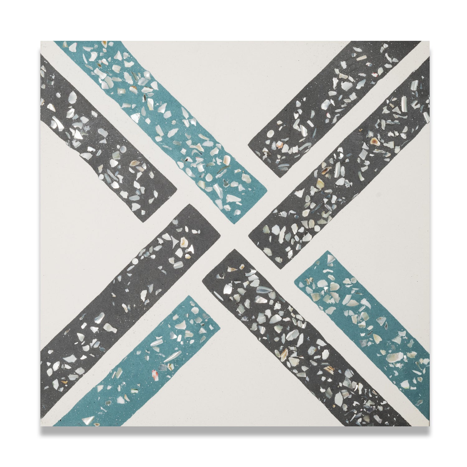Lax Mother of Pearl Terrazzo 8"x8" Floor & Wall Tile