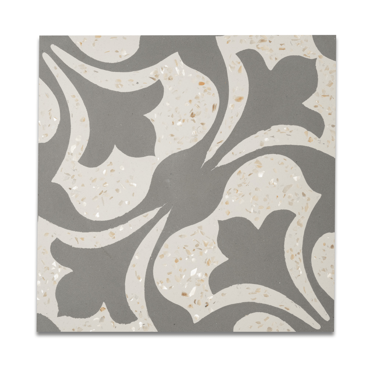 Abigale 50 Mother of Pearl Terrazzo 8"x8" Floor & Wall Tile