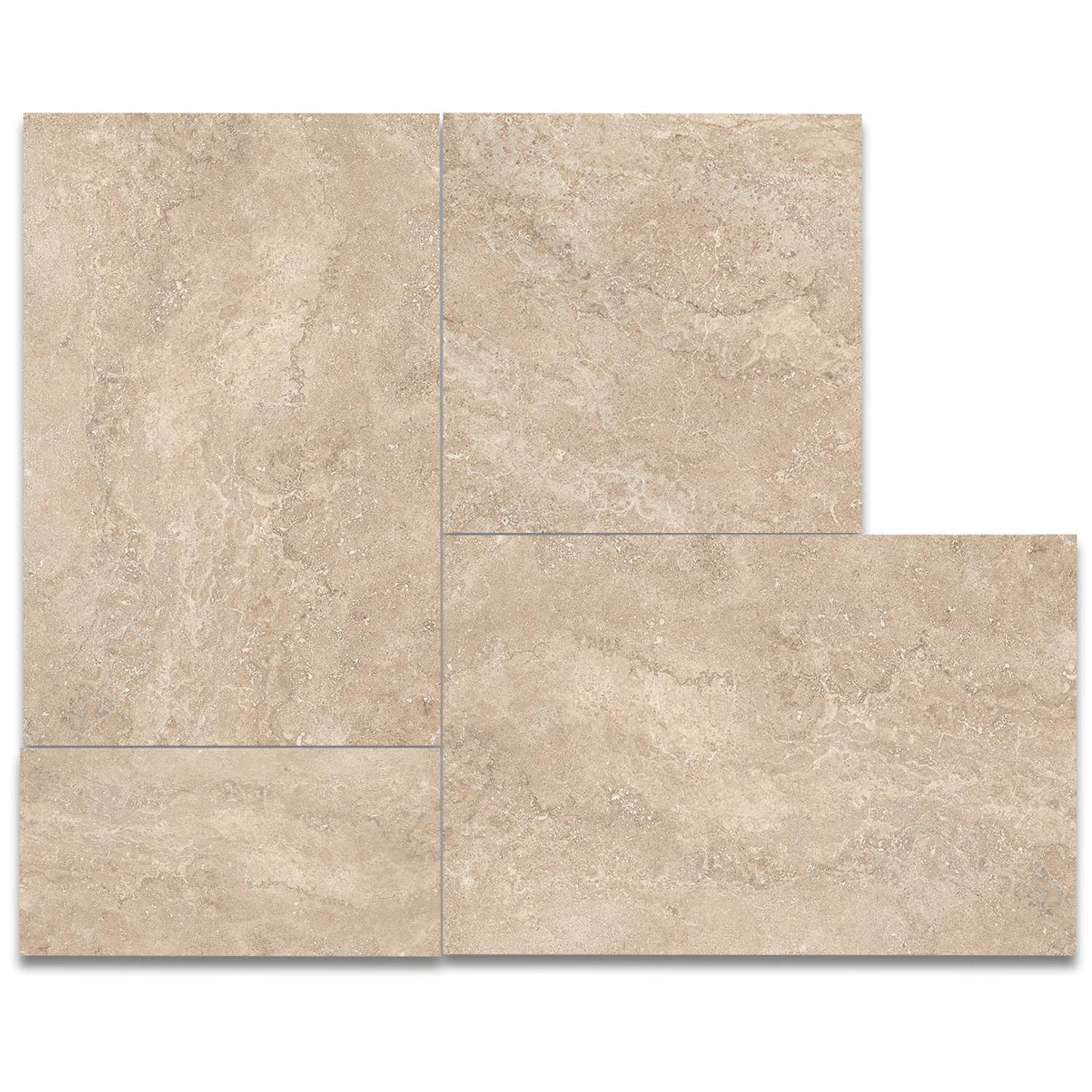 Ginger Porcelain Pavers Modular Pattern 3/4″