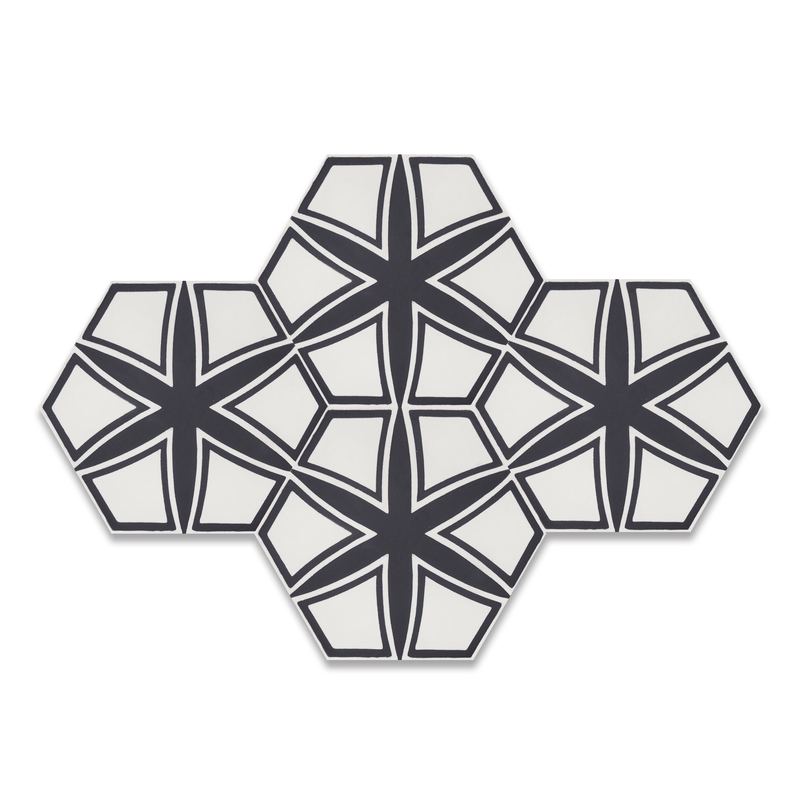 Serena 3H Hexagon Cement Tile
