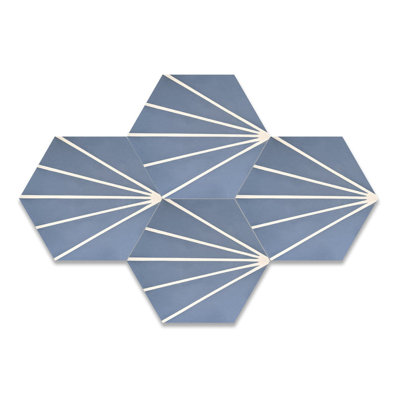 Claws Hexagon Tile: 8” x 9” - LiLi Tile