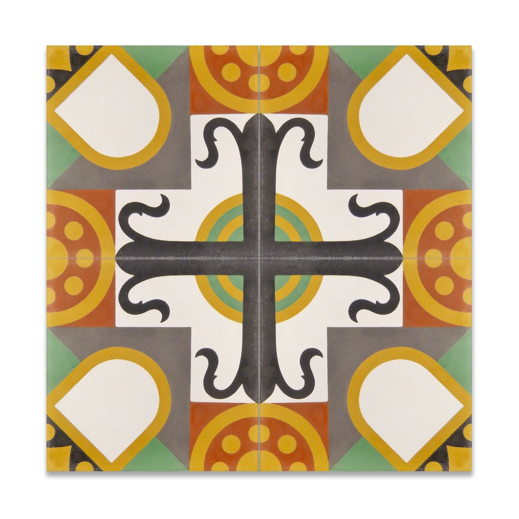 Crest 4 Tile: 8” x 8” - LiLi Tile