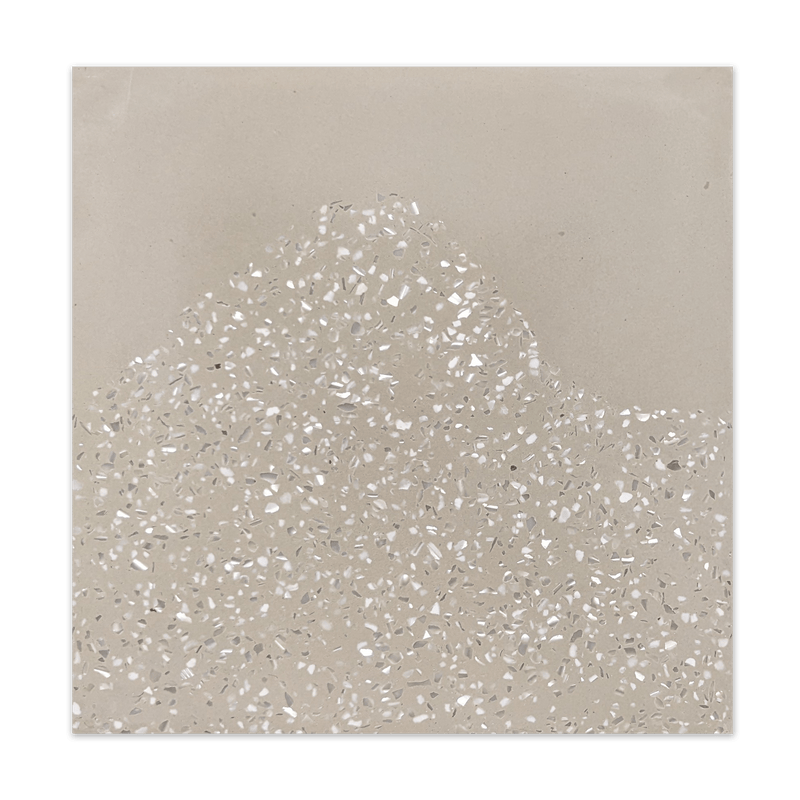 Ocean Wave/Sand Mother of Pearl Terrazzo Cement Tile - LiLi Tile