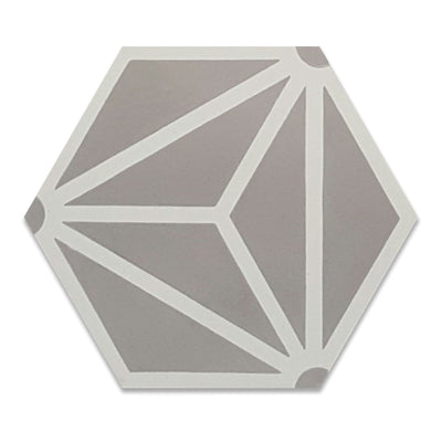 Triad Hexagon Tile: 8” x 9” - LiLi Tile
