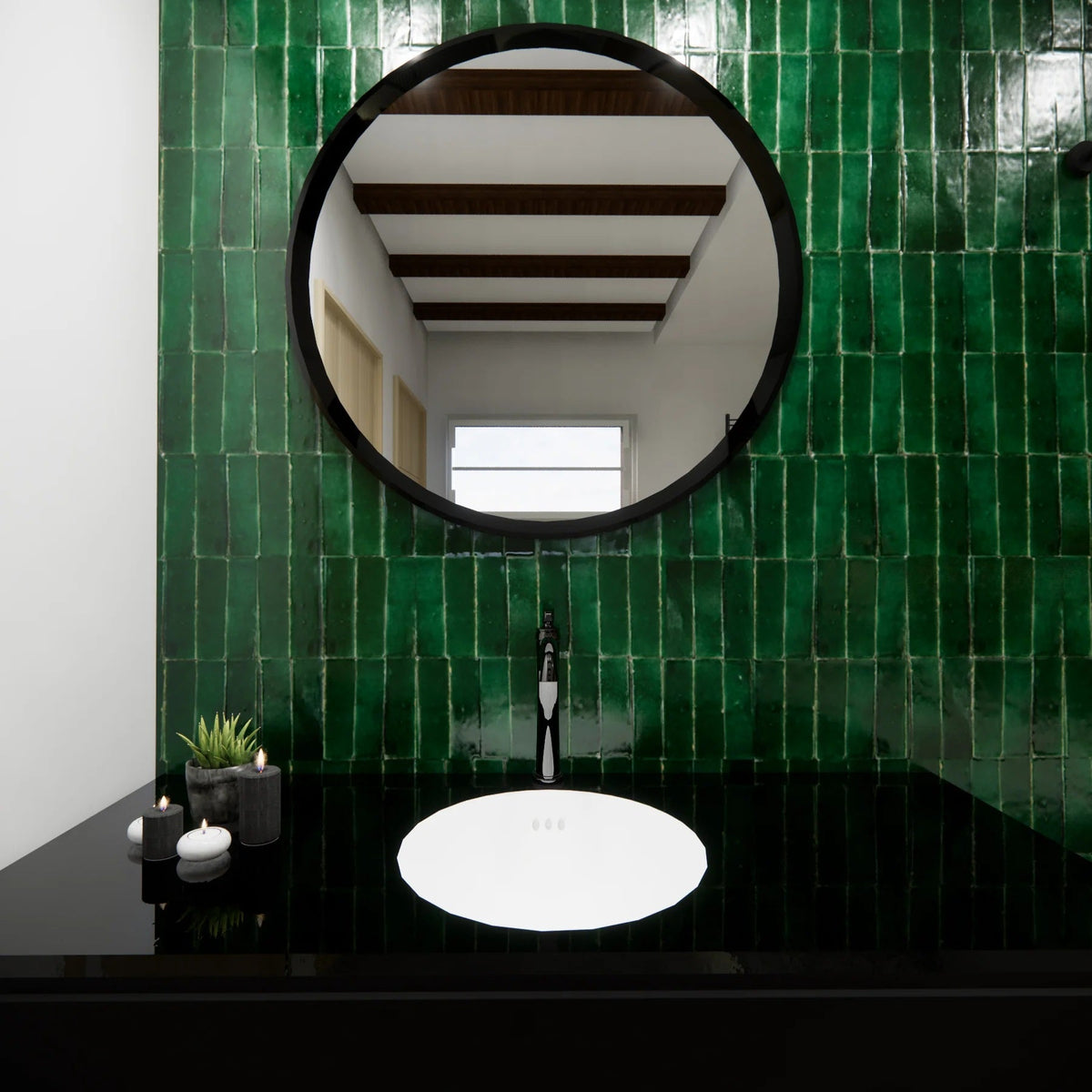 Green Zellige Tiles