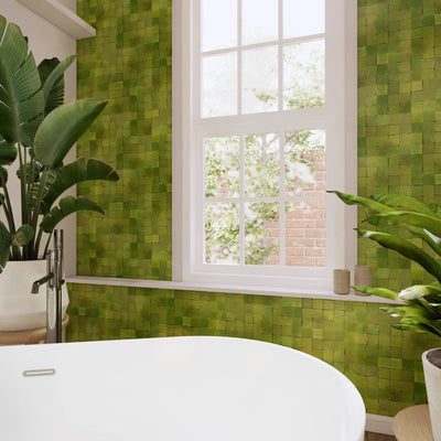 Transform Your Space With Light Green Zellige Tiles