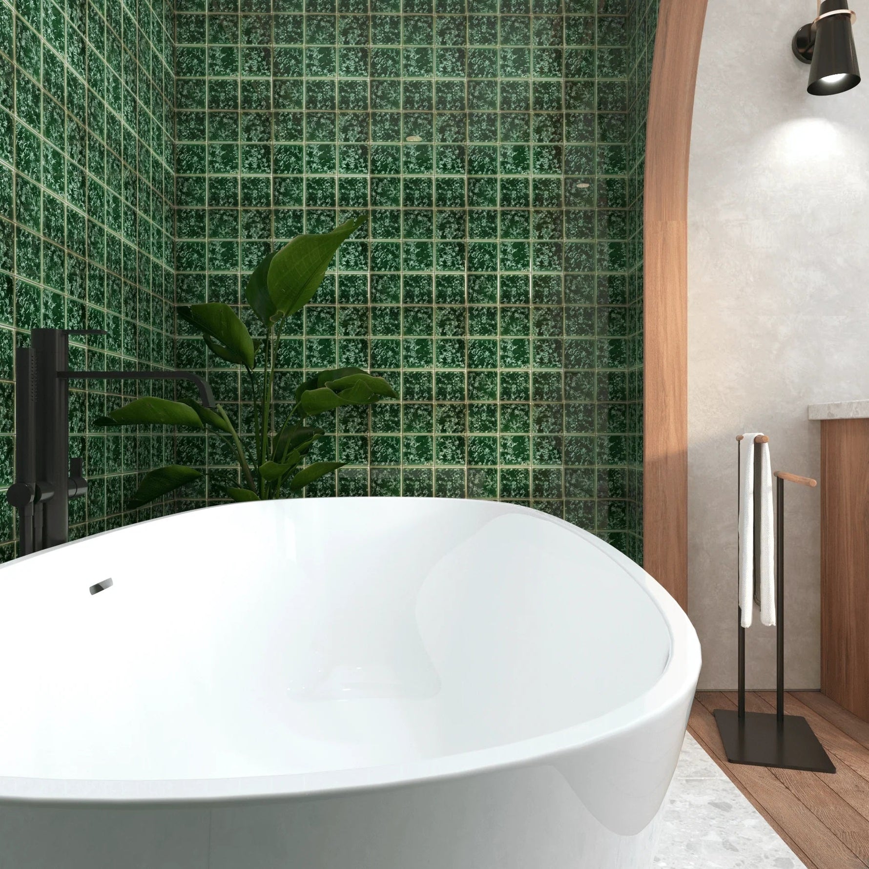 porcelain bathroom wall tile