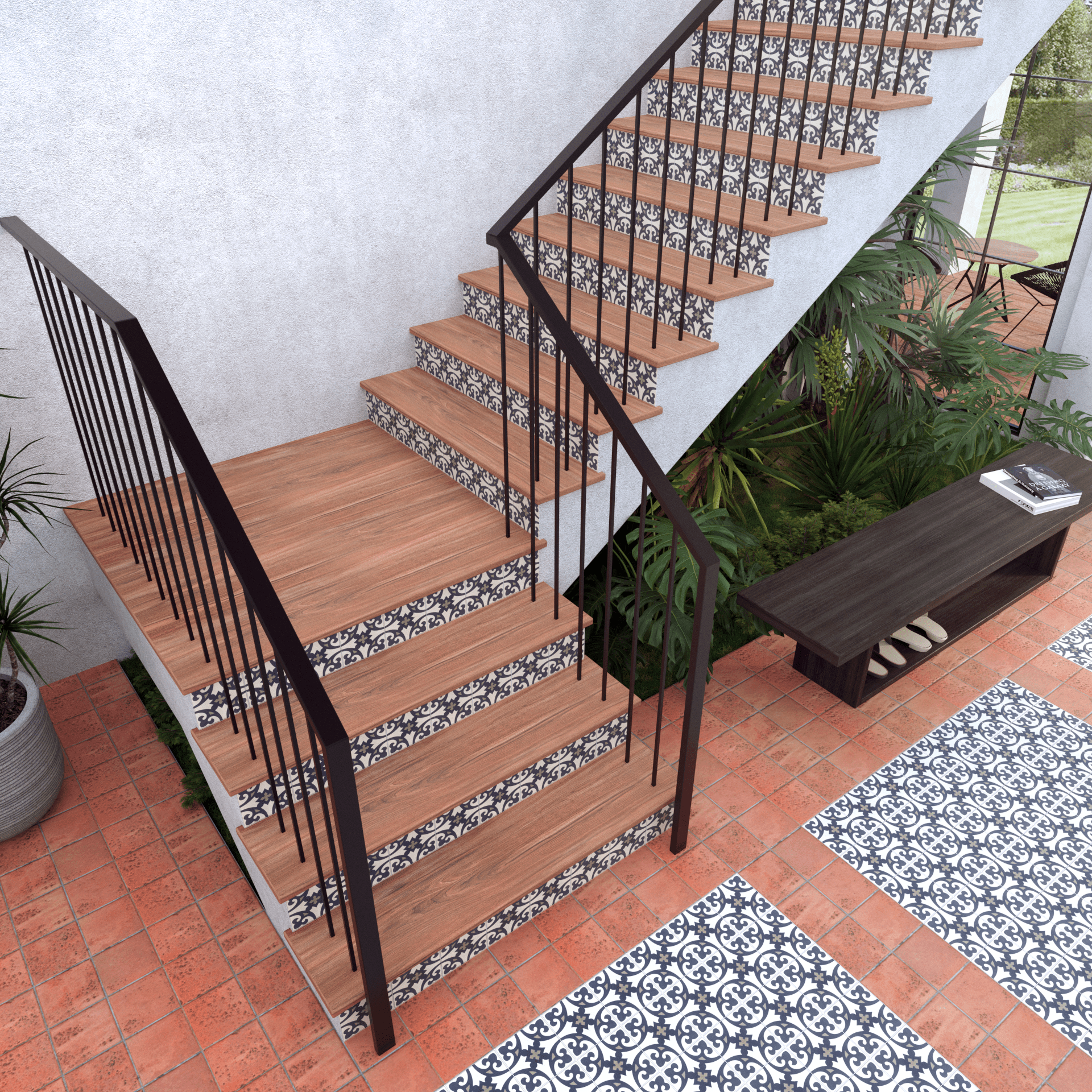 Tile Insert Riser Tile Stair Risers - Stylish & Durable Designs for Stairs – LiLi Tile