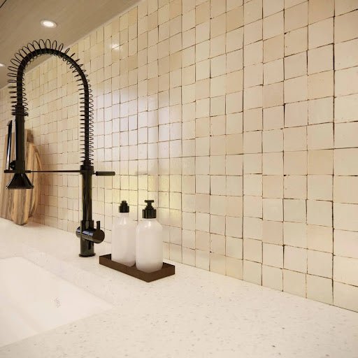 White Zellige Tile
