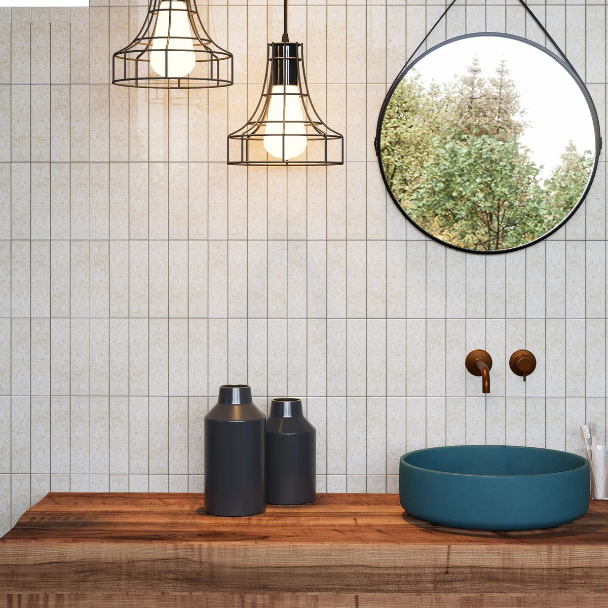 White Glazed Tiles