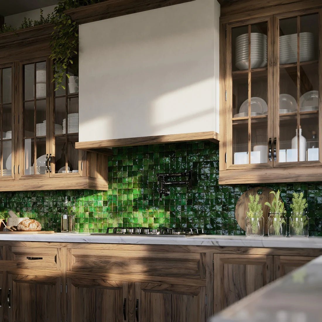 Zellige Green Tiles