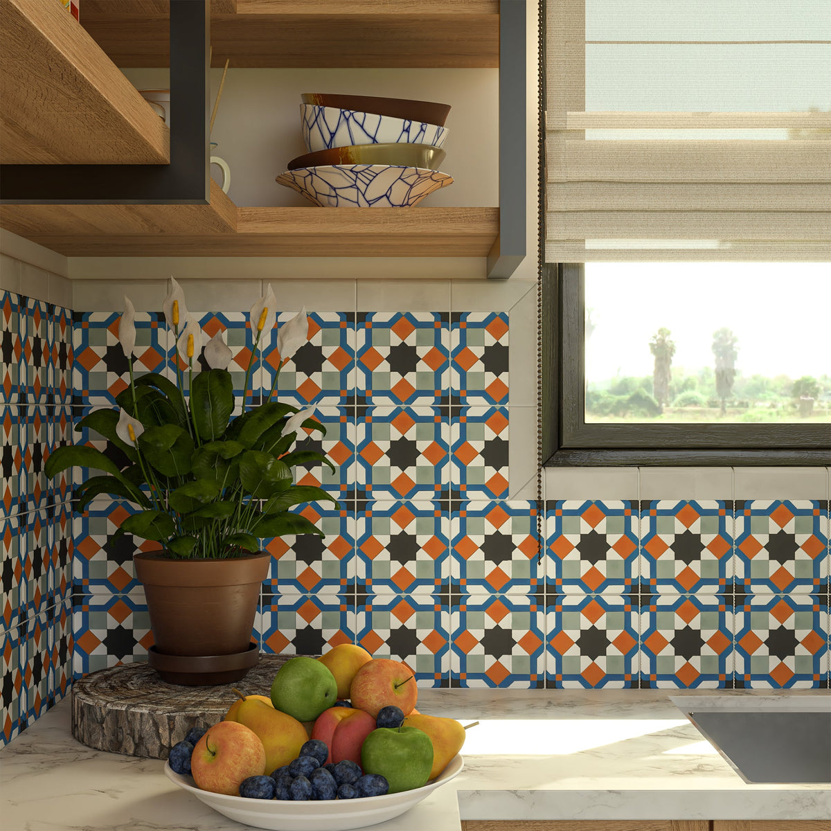 6x6 Inch Pattern Tiles - LiLi Tile