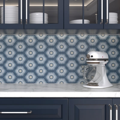 6x7 Inch Hexagon Cement Tiles