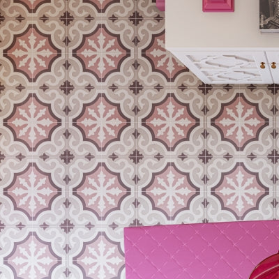 Playful Barbie-Inspired Tiles