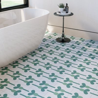 Vibrant Patterned Cement Floor Tiles