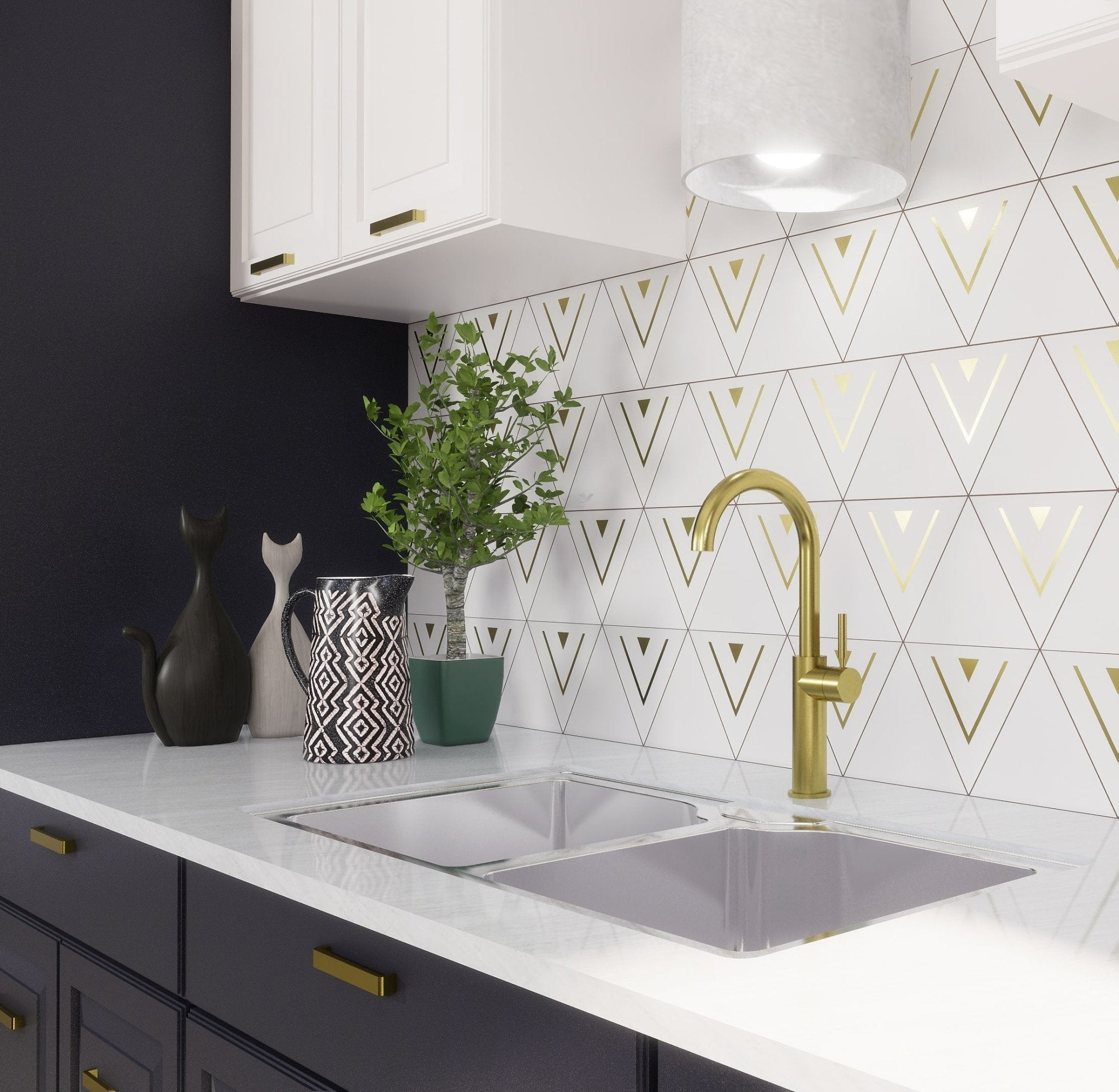 Triangle Tile Collection: Unique Geometric Designs – LiLi Tile