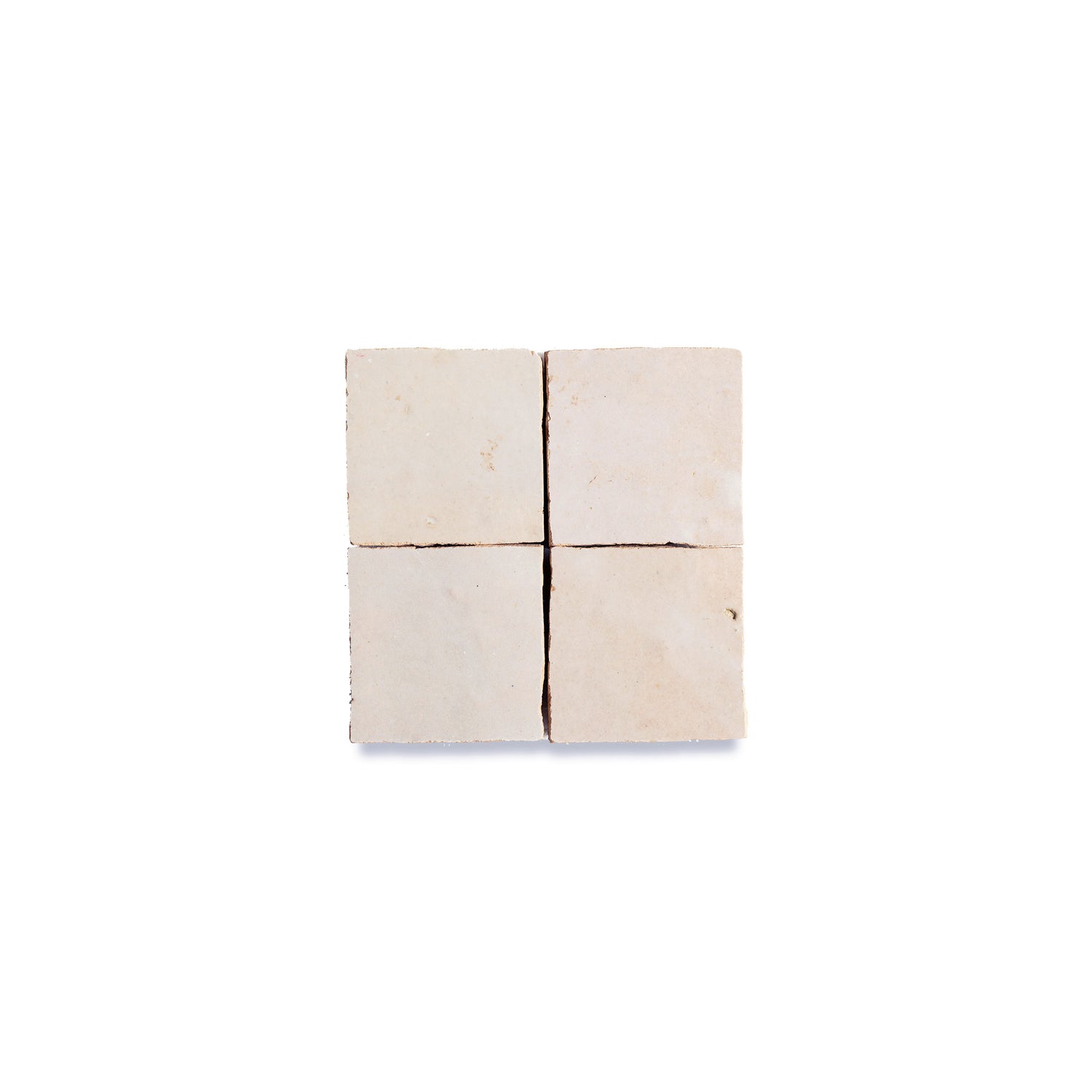 Linen Beige Zellige Tile - 2x2 Mosaic