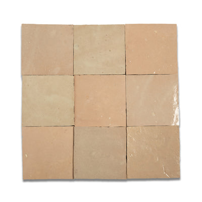 Sand Dune Zellige Tile - 4x4 Square