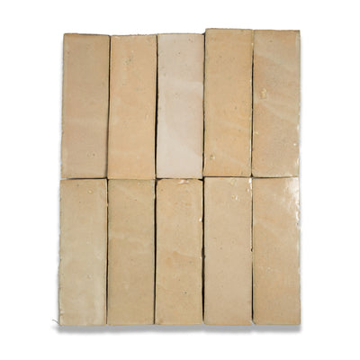 Sand Dune Zellige Tile - 2x6 Bejmat