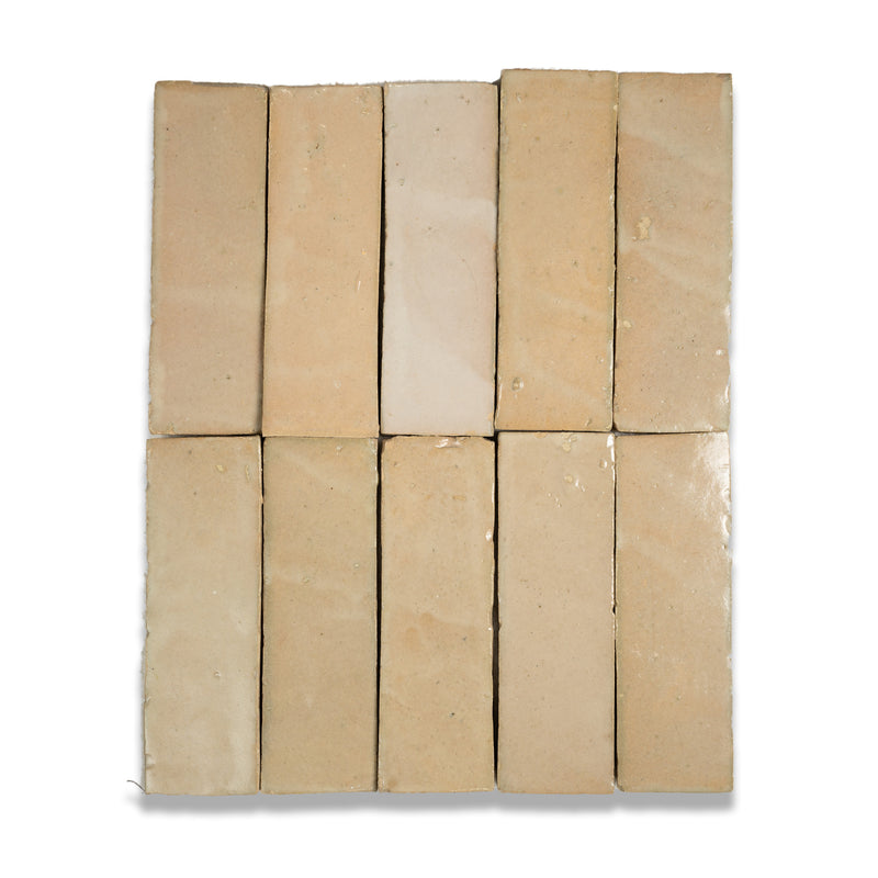 Sand Dune Zellige Tile - 2x6 Bejmat