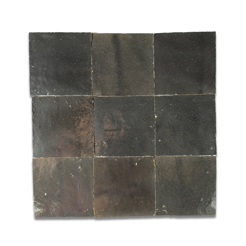 Bedouin Gray Zellige Tile - 4x4 Square