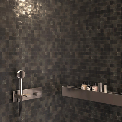 Bedouin Gray Zellige Tile - 2x2 Mosaic