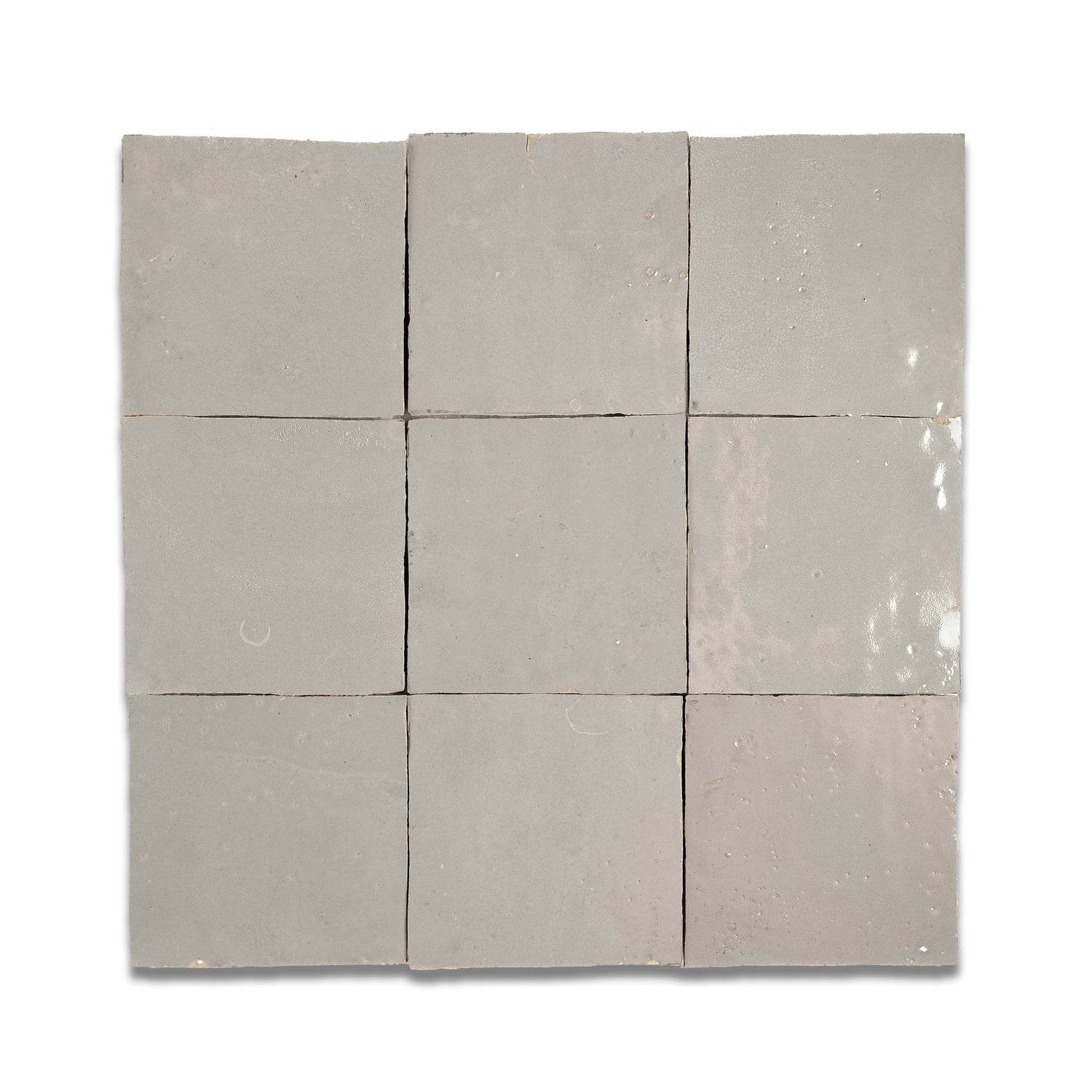 Velvet Gray Zellige Tile - 4x4 Square
