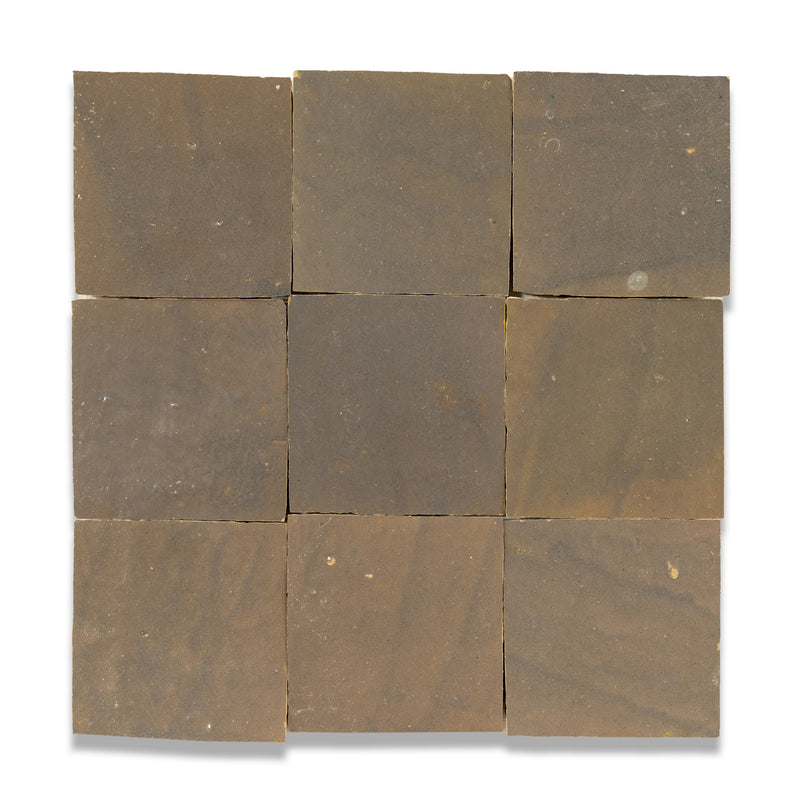 Hammam Gray Zellige Tile - 4x4 Square