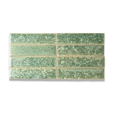 Martini Green | 2” x 8" Glaze Tile