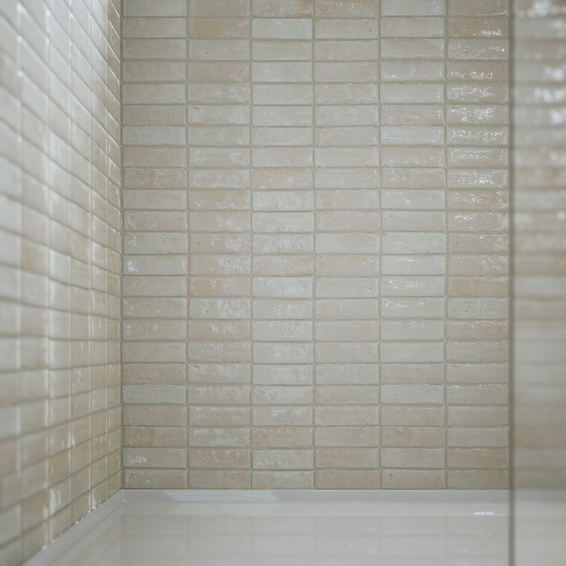 Linen Beige Zellige Tile - 2x6 Bejmat