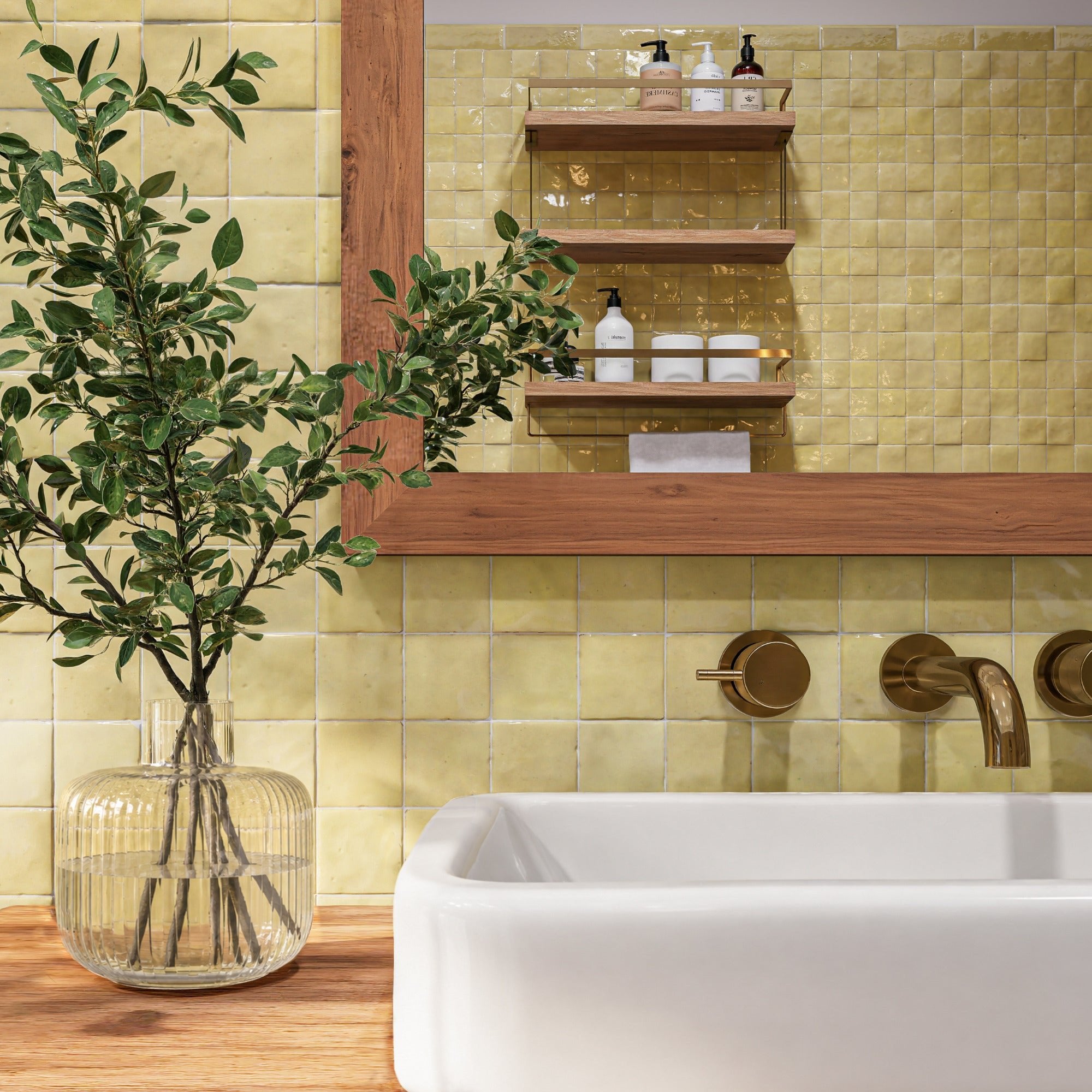 Chamomile Zellige Tile - 2x2 Mosaic – LiLi Tile