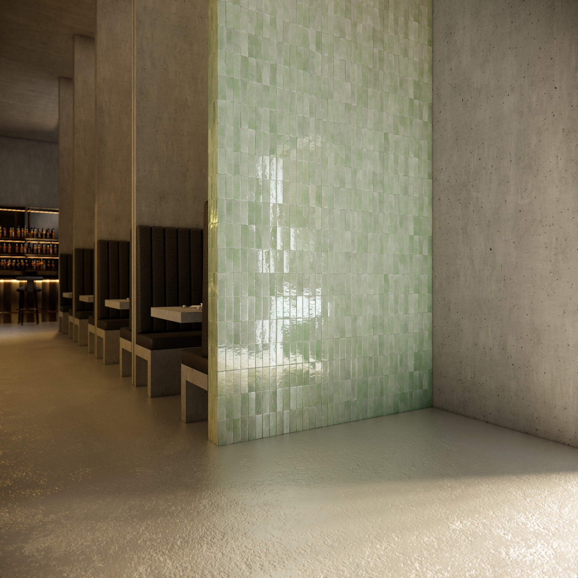 Sage Dust Zellige Tile 2x6 Bejmat: Lili Tile's Tile Option – LiLi Tile