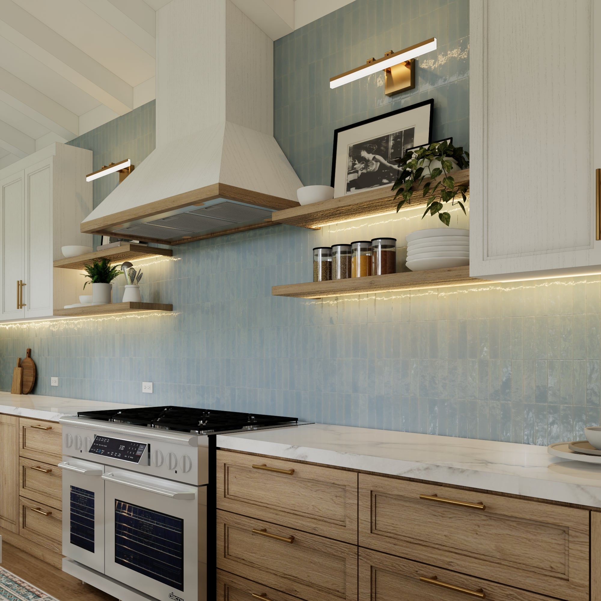 Mirage Blue Zellige Tile 2x6 Bejmat | Elegant Moroccan Tiles