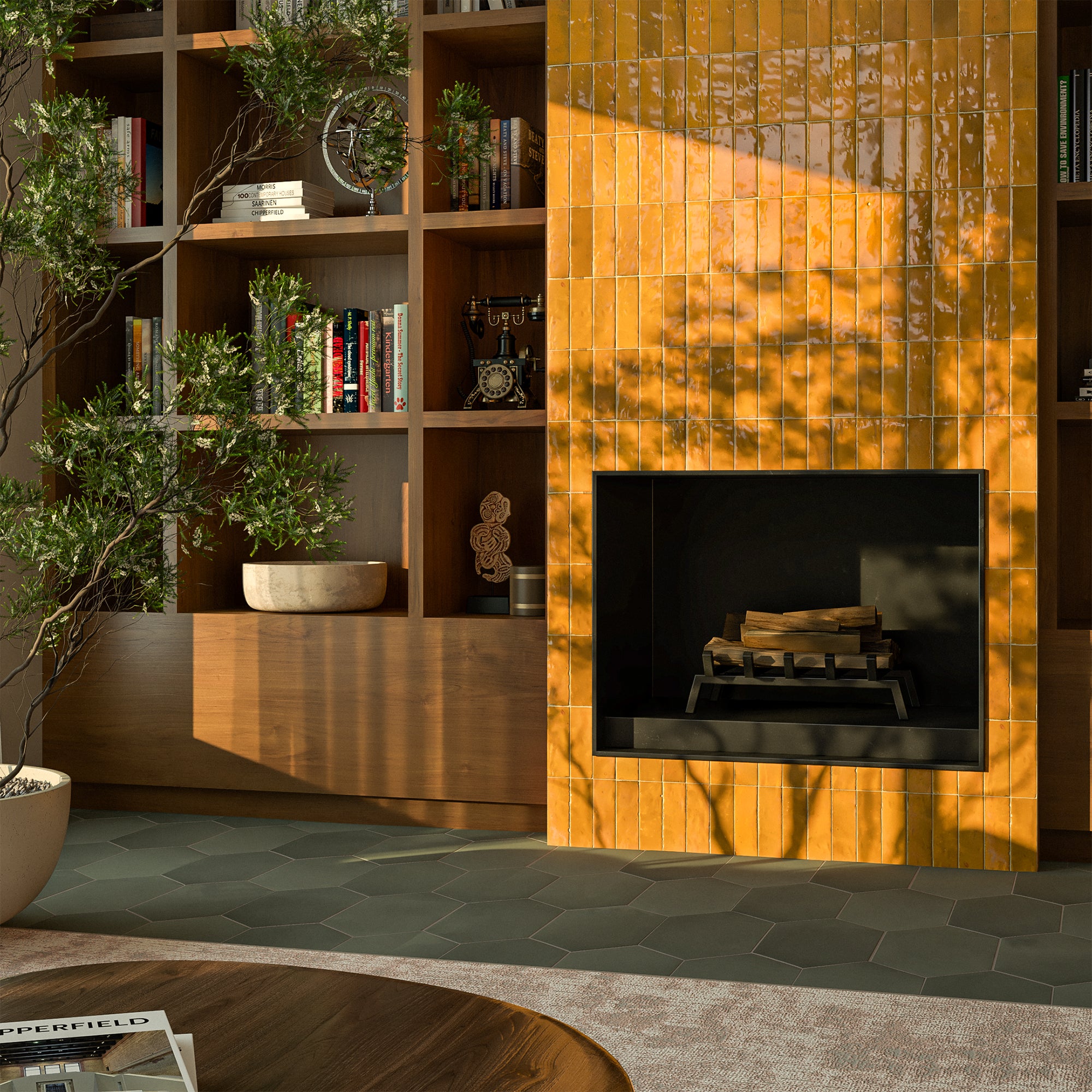 Turmeric Zellige Tile - Stylish Bejmat 2x6 Design Option – LiLi Tile