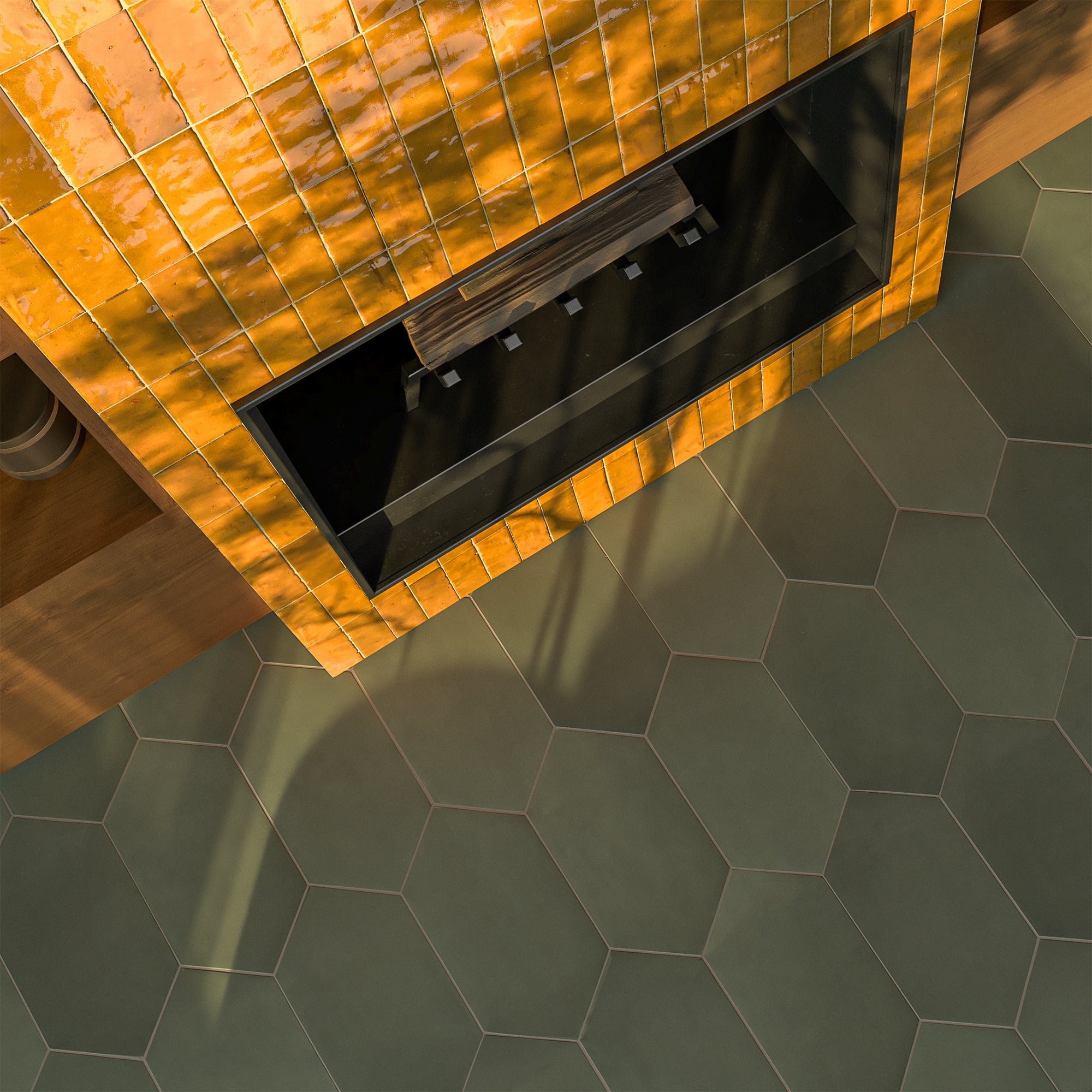 Turmeric Zellige Tile - Stylish Bejmat 2x6 Design Option – LiLi Tile