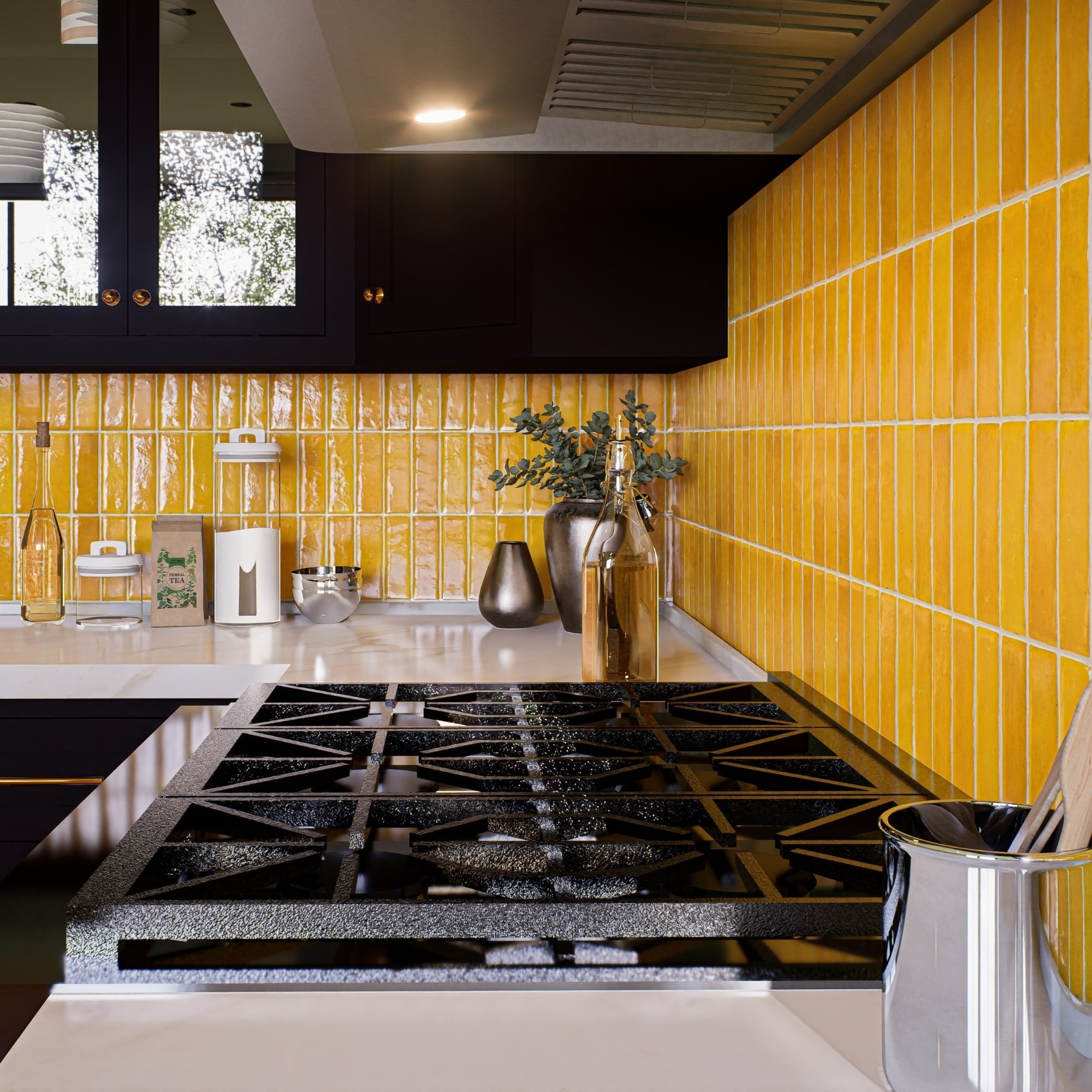 Turmeric Zellige Tile - Stylish Bejmat 2x6 Design Option – LiLi Tile