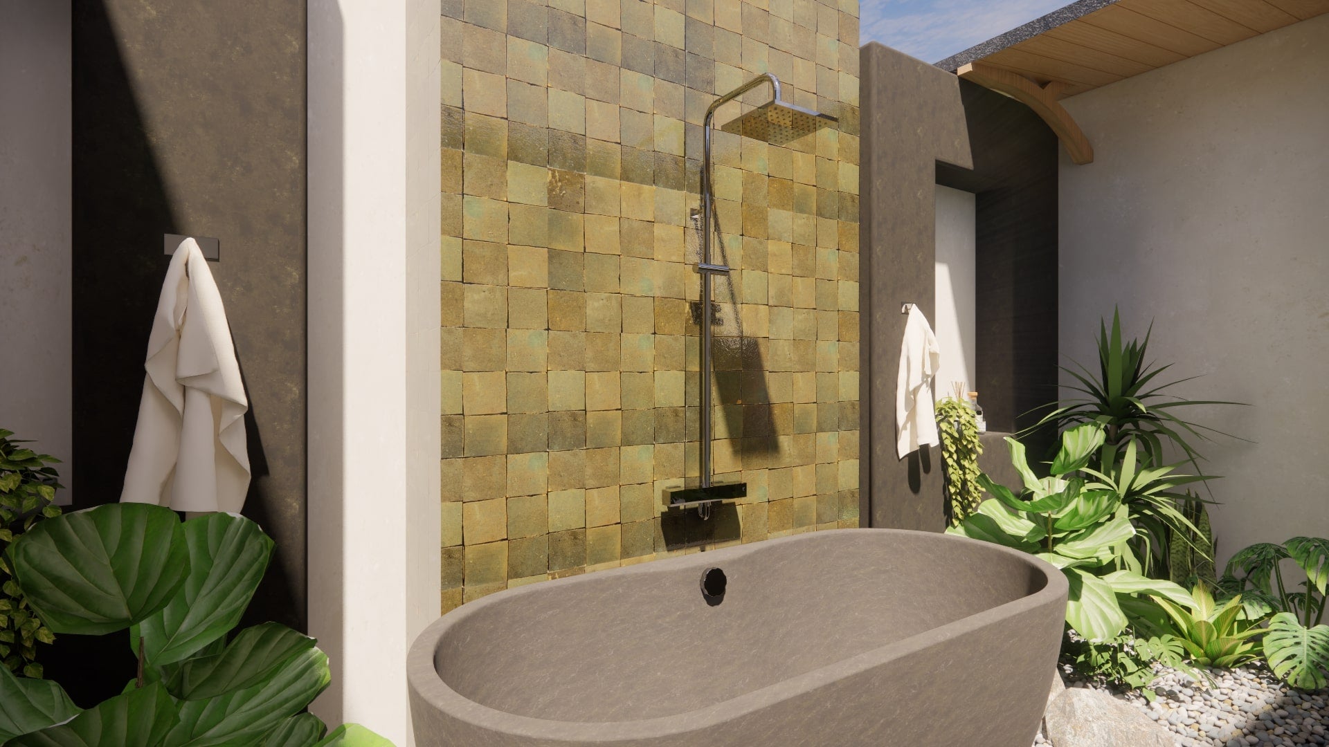 Thyme Green Zellige Tile - Classic Square Design Option – LiLi Tile