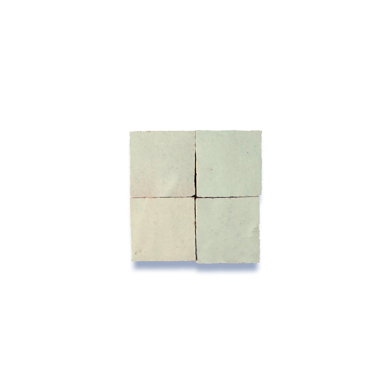 Sage Dust Zellige Tile - 2x2 Mosaic