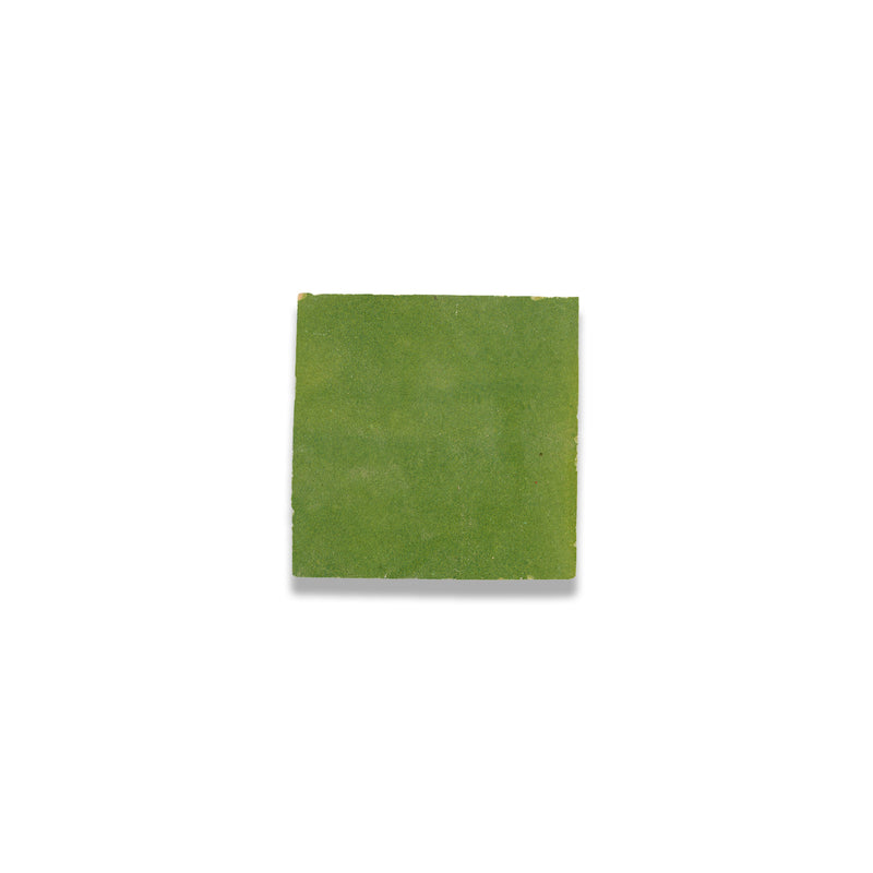 Cardamom Green Zellige Tile - 4x4 Square