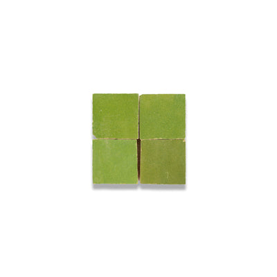 Cardamom Green Zellige Tile - 2x2 Mosaic