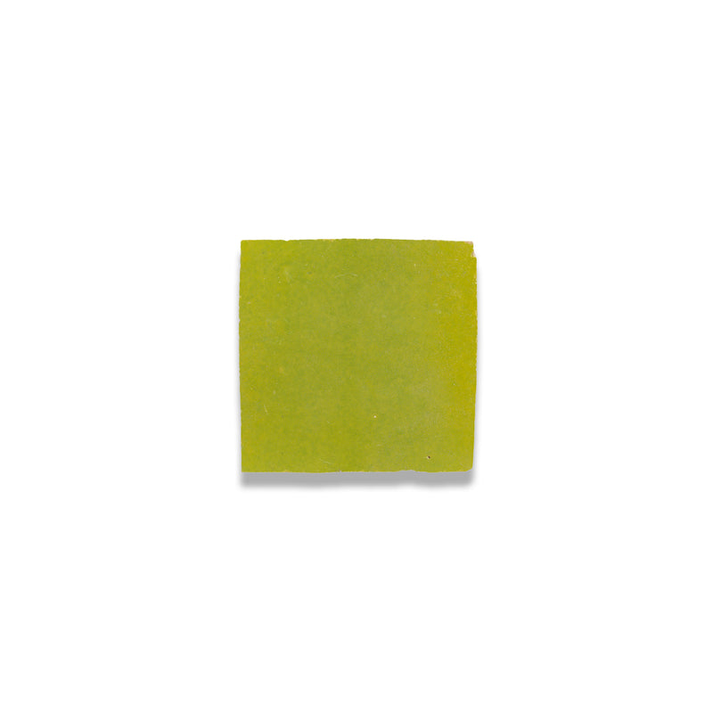 Lime Green Zellige Tile - 4x4 Square