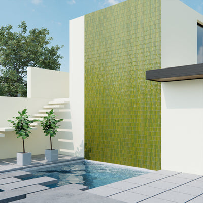 Lime Green Zellige Tile - 2x6 Bejmat