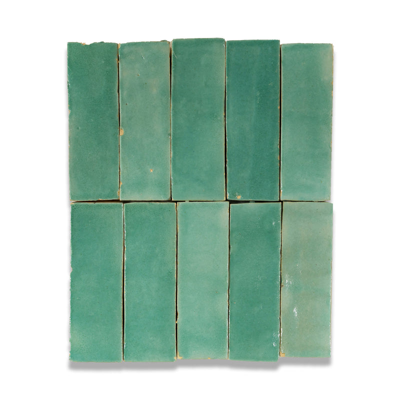 Aloe Vera Zellige Tile - 2x6 Bejmat