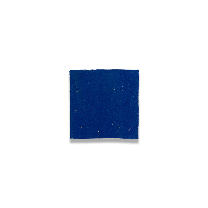 Berber Blue Zellige Tile - 4x4 Square