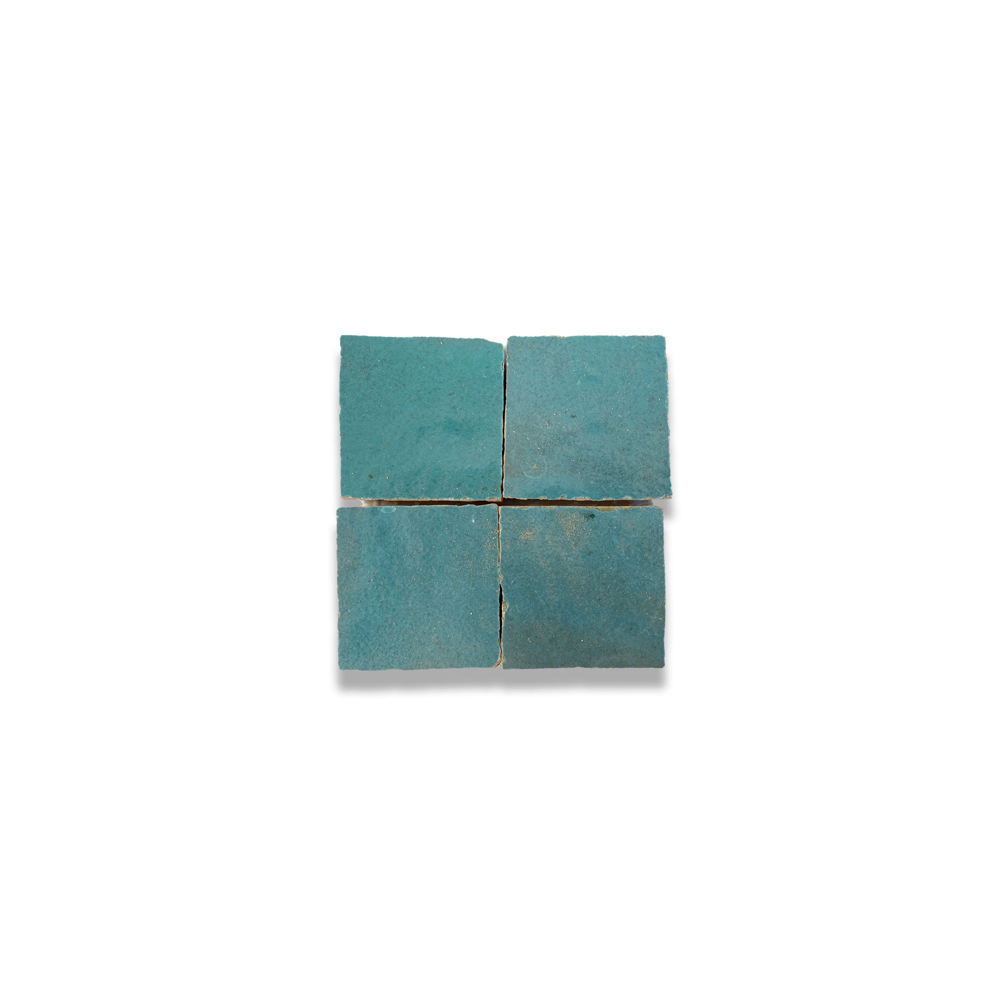 ヨ◯シー　2/2 Oasis Blue Zellige Tile - 2x2 Mosaic – LiLi Tile