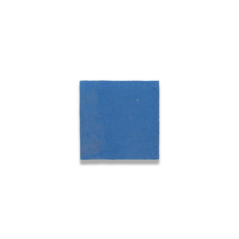 Sapphire Blue Zellige Tile - 4x4 Square