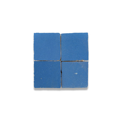 Sapphire Blue Zellige Tile - 2x2 Mosaic