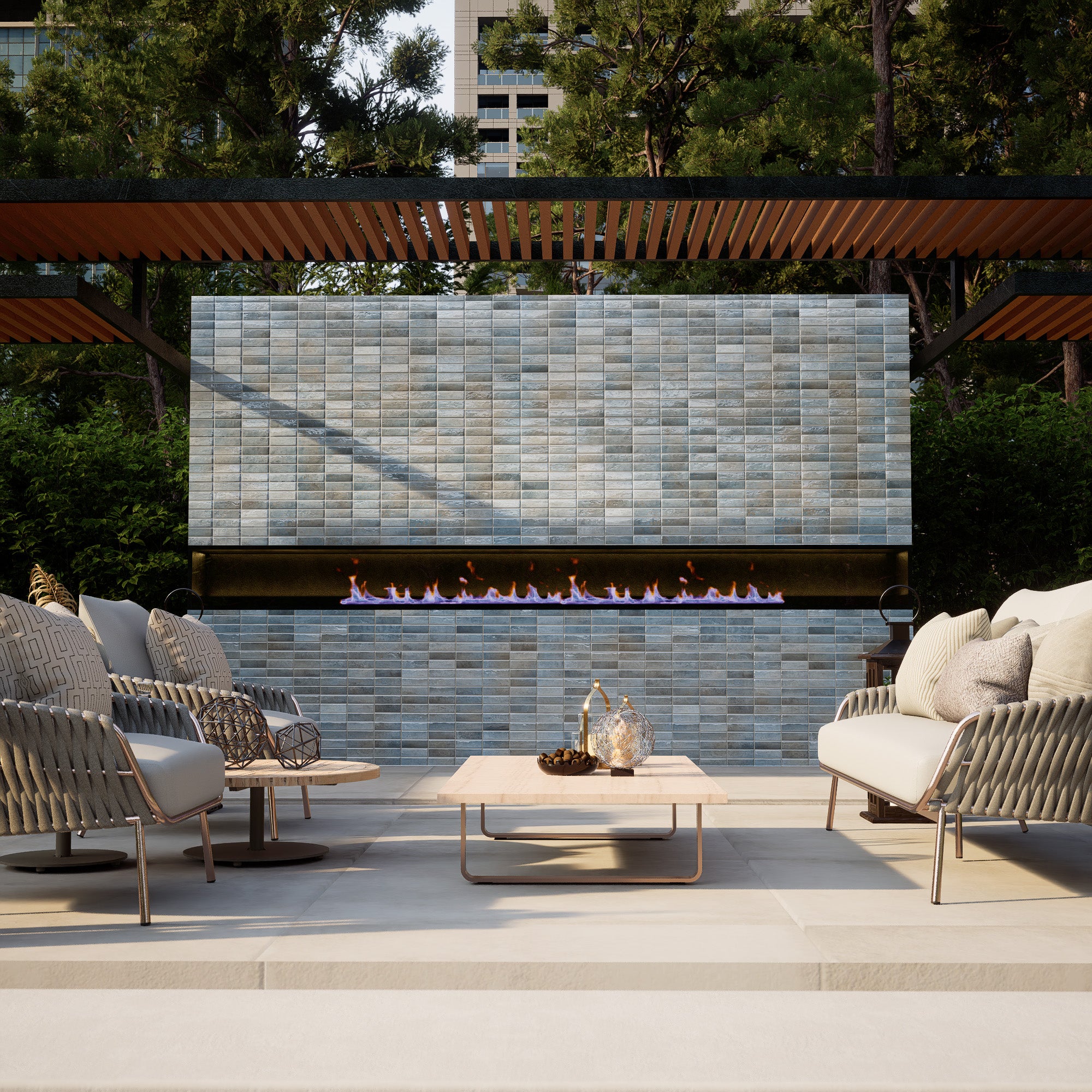 Sea Fog Zellige Tile - 2x6 Bejmat – LiLi Tile
