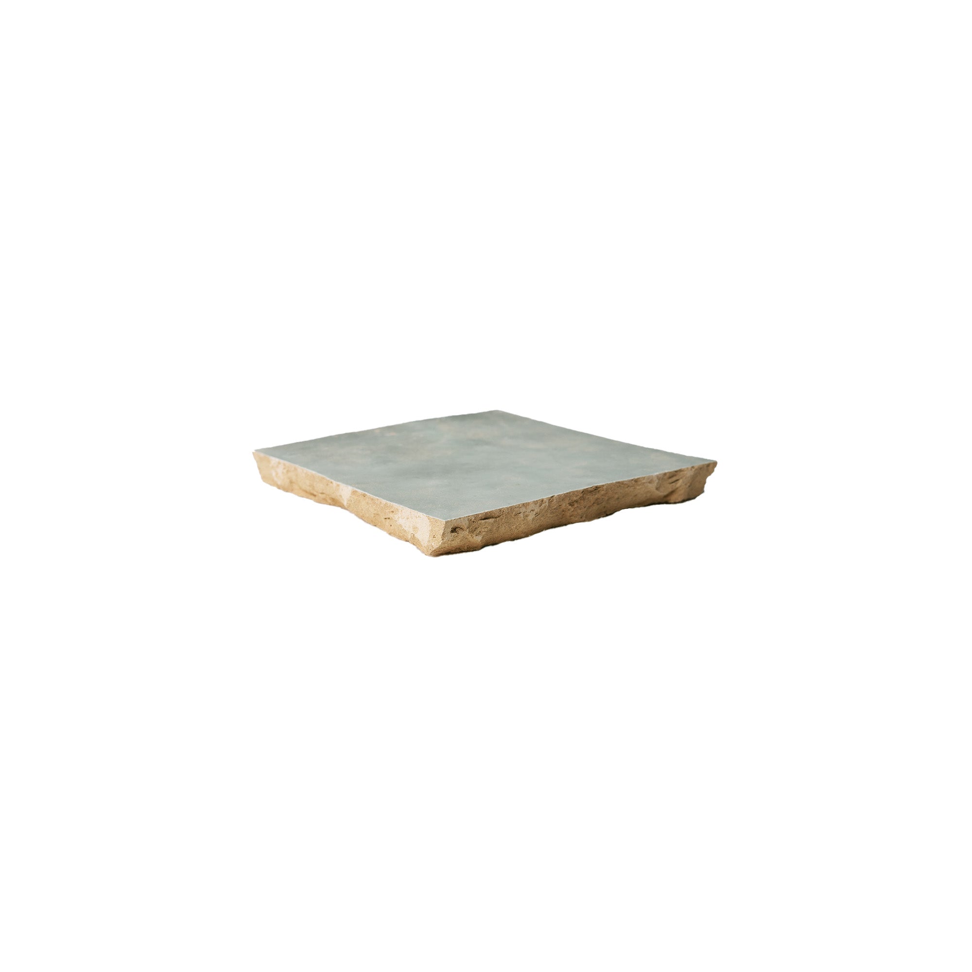 Sage Dust Zellige Tile - Handcrafted Moroccan Clay Tiles (4x4